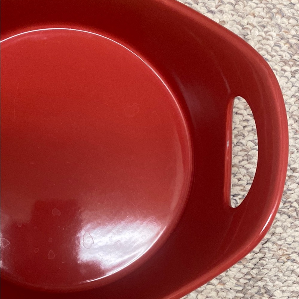Red Ceramic Baking Dish - Picture 5 of 5